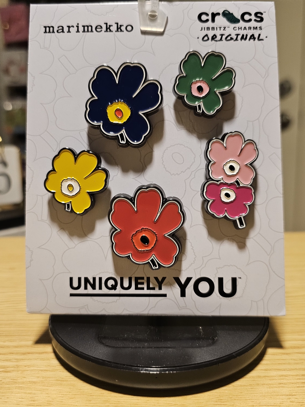 Retired Multicolor Marimekko x Crocs Floral Jibbitz